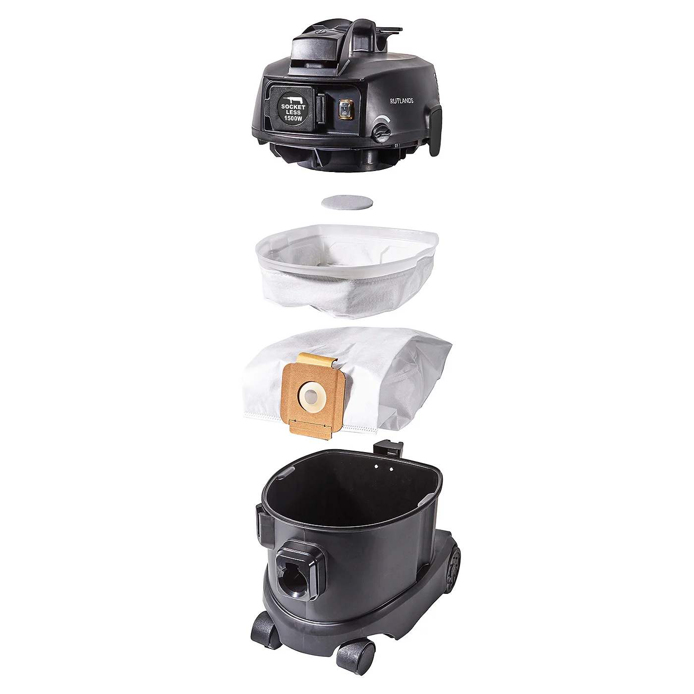 Brushless Delta Orbital Sander with Dust Extractor - 10 Litre - Image 6