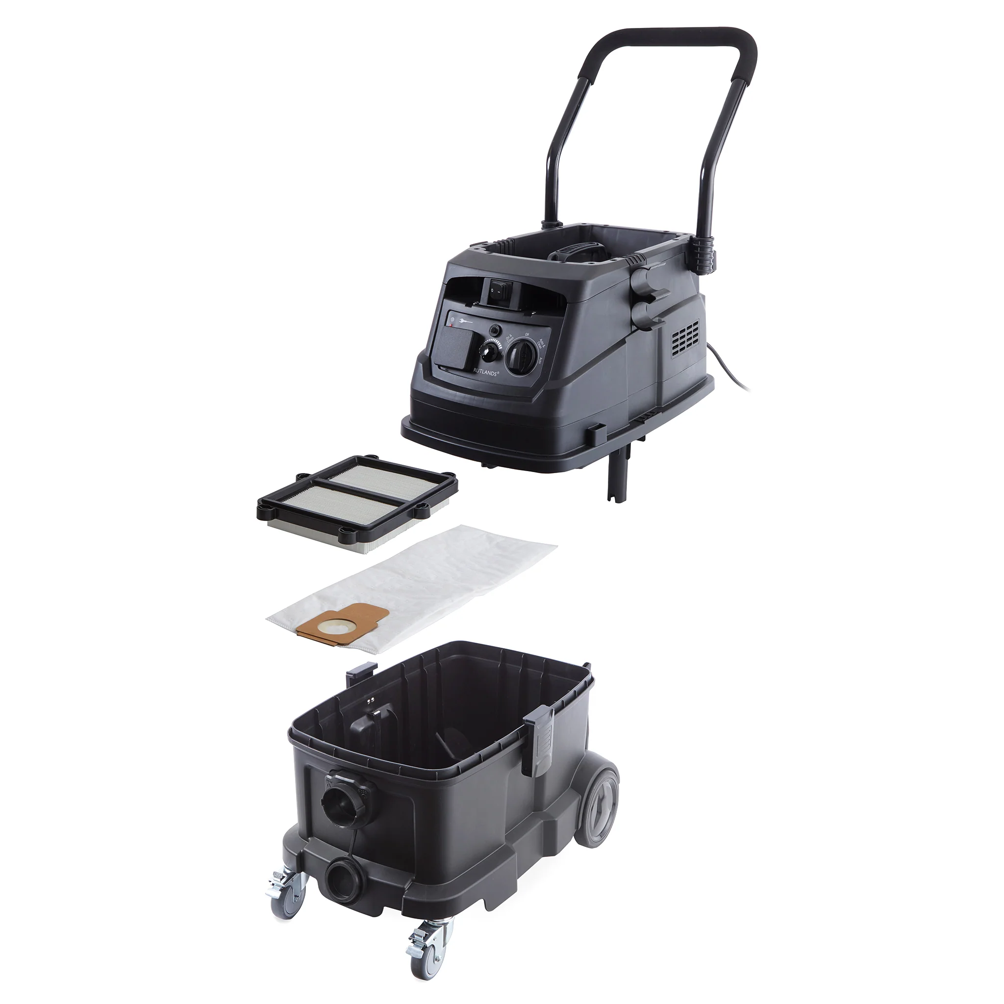 Brushless Drywall Random Orbital Sander with M Class Dust Extractor - 40 Litre - Image 12
