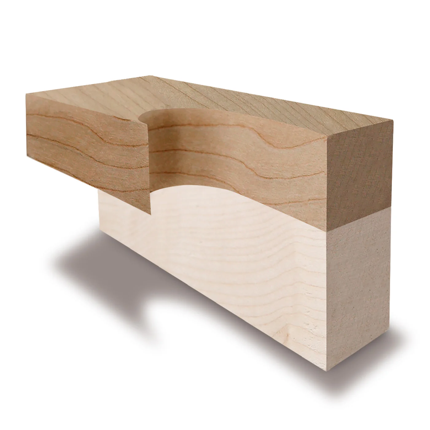 Solid Carbide Router Bit - Spiral Down Cut 2 Flute with Bottom Bearing - D=12.7mm H=25mm L=72mm S=1/4" - Image 2